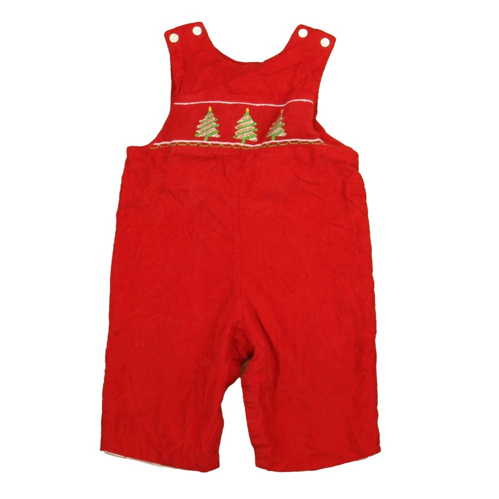 Velani Classics Boys Red Christmas Tree Romper size: 9 Months